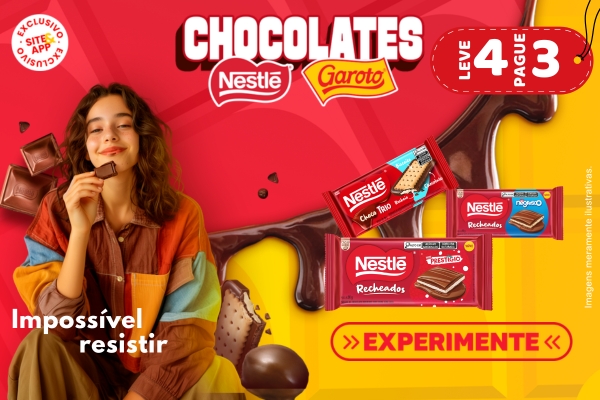 Chocotrio até 19/04